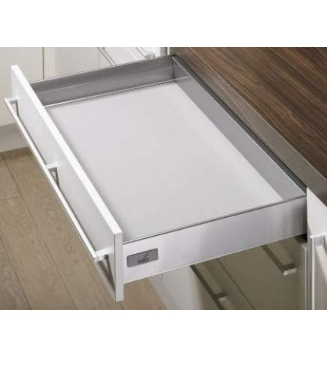Hettich Innotech (6") 520 mm Drawer Set, Silver, 50 Kg Capacity tendom Box