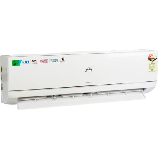 AC Godrej 1.5 Ton 3 Star Inverter AC – 5050W Cooling, Full Warranty + Gas | Fast Delivery Gurugram